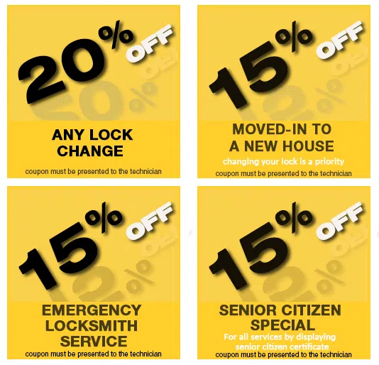 Exclusive Locksmith Service Fort Washington, PA 215-337-3193 - coupon-img
